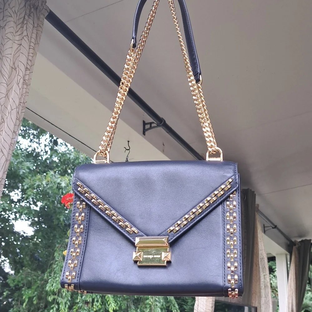 Michael Kors Navy Admiral With Gold Accents NEW WITH TAG - Picture 7 of 16